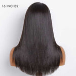 Alibonnie 13x4 Transparent lace Layered Cut Straight Wigs Butterfly Haircut Human Hair Wigs - Alibonnie