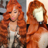 Alibonnie Ginger Color 13x6 HD Lace Straight/Body Wave Wig Parting Max Lace Wig - Alibonnie