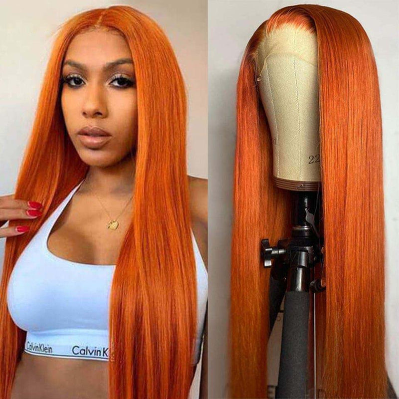 Alibonnie Ginger Color 13x6 HD Lace Straight/Body Wave Wig Parting Max Lace Wig - Alibonnie