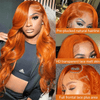 Alibonnie Ginger Color 13x6 HD Lace Straight/Body Wave Wig Parting Max Lace Wig - Alibonnie