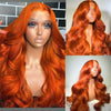 Alibonnie Ginger Color 13x6 HD Lace Straight/Body Wave Wig Parting Max Lace Wig - Alibonnie