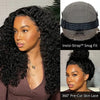 Alibonnie Invisi - Strap Cozy Fit for 360 Transparent Lace Glueless Wig Pre - cut & Pre - bleached Human Hair Wig 200% Density - Alibonnie