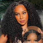 Alibonnie Kinky Curly 10x6 Parting Max Transparent Lace Glueless Human Hair Wig Pre Cut&Pre Bleached Lace Wig - Alibonnie