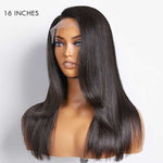 Alibonnie Layered Cut Glueless 5x5 Closure Lace Straight Wigs Wear&Go Human Hair Pre Cut Lace Wigs - Alibonnie