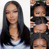 Alibonnie Layered Cut Glueless 5x5 Closure Lace Straight Wigs Wear&Go Human Hair Pre Cut Lace Wigs - Alibonnie