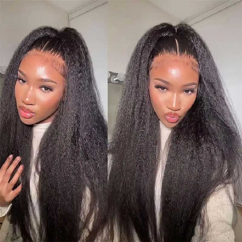 Alibonnie Pre - Everything Kinky Straight 10x6 Parting Max Transparent Lace Wear and Go Wig - Alibonnie