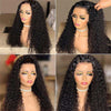 Alibonnie Transparent Lace 15A Grade Double Drawn Lace Front Wigs Jerry Curly Human Hair 13x4 Wigs