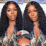 Alibonnie Upgrade Jerry Curly 360 Skin Lace Frontal Wig With Invisi - Strap Pre Everything Glueless Wig - Alibonnie