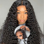 Alibonnie Wear&Go Water Wave 10x6 Parting Max Glueless Wig Pre Cut Lace Wigs 180% Density - Alibonnie