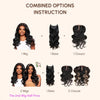 [Replaceable Wig] Alibonnie Magic Lace Wig Natural Black Straight With Optional 13x6 Replaceable Lace Closure Wig - Alibonnie