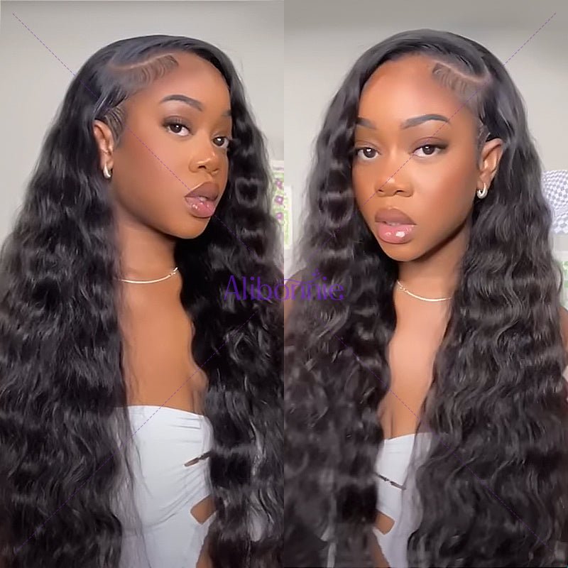 13x4 HD Lace Wigs Loose Deep Wave Lace Front Wig High Density Quality Human Hair Wig - Alibonnie