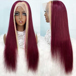 Alibonnie 613 Blonde With 99J Skunk Stripe Wig 13x4 Straight Wigs 200% Density - Alibonnie