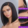 Alibonnie More Natural Straight Bob Hairstyle With Side Part Pre-Bleached Knots Transparent Glueless C Part Lace Wig - Alibonnie