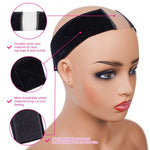 Alibonnie Non Slip Lace Velvet Wig Grip Band With Adjustable Elastic Band - Alibonnie