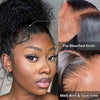 Alibonnie Upgrade Kinky Curly Invisible Strap Cozy Fit 360 Transparent Lace Frontal Wig With Bleached Knots&Pre Plucked - Alibonnie