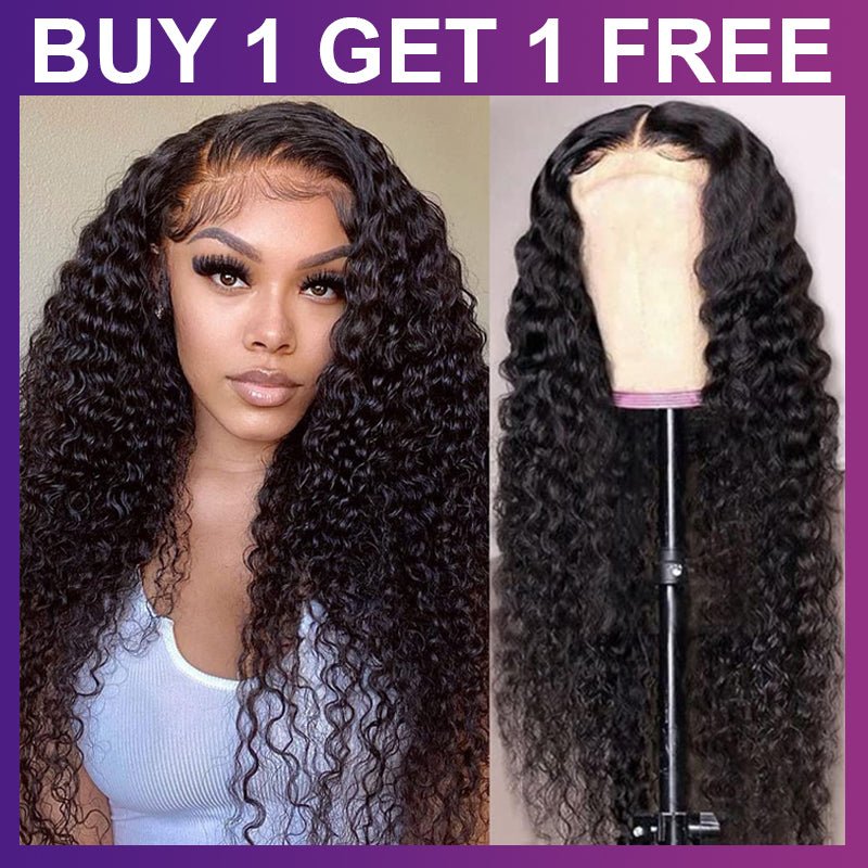 BOGO SALE Transparent Lace Glueless 5x5 Closure Wigs Luxurious Loose Wave - Alibonnie