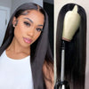 NO SKILL NEED!! Beginner Friendly V Part Straight Human Hair Wig No Leave Out Upgrade U Part Wig - Alibonnie